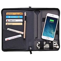 Picture of Smart Zipped Professional Executive Passport Holder, Mobile Pouch