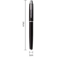 Picture of Akflassh Rollerball Pen Elegant Silver and Black Rollerball Pen