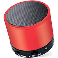 Picture of Akflash Portable 3W Bluetooth 3.0 Super Bass Stereo  Rechargeable Speaker with Mic, Red