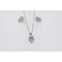 Picture of Neoglory Fashion Bling Bling Silver Plated Set (Necklace & Earring)