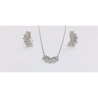 Picture of Neoglory Fashion Silver Necklace With Earrings