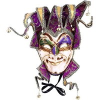 Picture of Daweigao Carnival Joker Face Mask - C2, Green And Purple