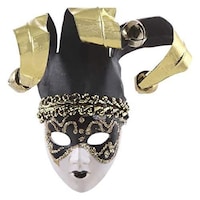 Picture of Daweigao Clown Mascara Fridge Magnet - Gold And Black