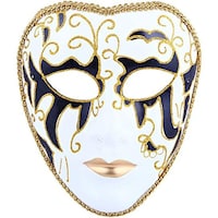 Picture of Daweigao Party Mask - M4100, White And Black