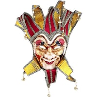 Picture of Daweigao Carnival Mask - A2, Gold And Maroon