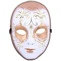 Picture of Daweigao Party Mask - M7801, White And Gold