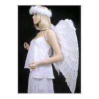 Picture of Halloween Angel Wings For Adults, White