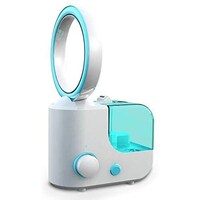 Picture of 2 In 1 Electric Bladeless Fan Air Humidifier With Fan - Sky Blue