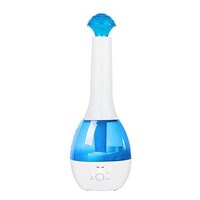 Picture of Gem Style Aromatherapy Night Light Humidifier With Disinfectant - Blue