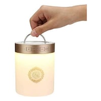 Picture of Newlifes Portable Quran Speaker Touch Lamp, Off White - SQ-112