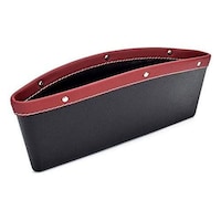 Picture of Car Seat Crevice Storage Organizer Gap Slit Filler Holder - Black & Dark Red
