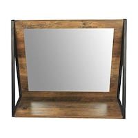 Picture of Yatai Modern Wall Mounted Vanity Mirror, Brown
