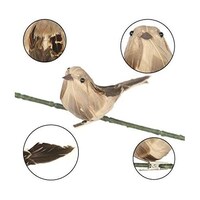 Picture of Artificial Clip-On Feathered Sparrow, Brown