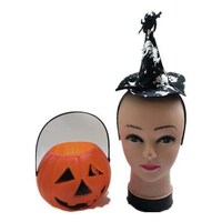 Picture of Pumpkin Barrels with Whimsy Witch Hair Band-2 Pcs