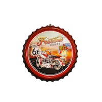 Picture of Freedom Riders Round Wall Décor Plaque