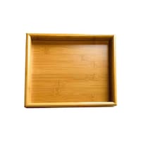 Picture of Harmony Wooden Serving Tray, Brown, 26 x 26 x 3cm