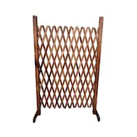 Picture of Wooden Fence Expanding Wicker, Brown, 120 x 98cm