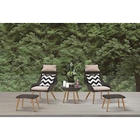 Picture of CFC Rattan Outdoor Wicker Garden Chaise Lounge Set