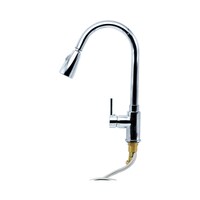 Picture of Kitchen Stainless Steel Pull Out Tap Faucet, HS-D417