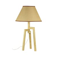 Picture of OME Wooden Table Lamp, Antique Beige