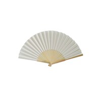 Picture of Foldable Hand Fan White/Beige 3x1x2.3cm