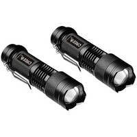 Picture of Zoomable Mini Tactical Flashlight for Camping and Hiking, Black