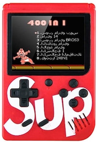 Picture of Sup 400 In 1 Games Retro Game Box Console, Red