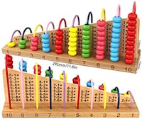 Picture of Multicolor Wooden Abacus Soroban Toys