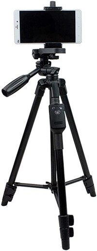Picture of Aleesh Mobile Phone Camera Tripod, VCT5208, Black