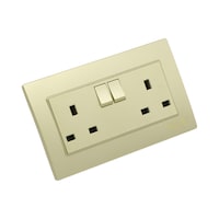 Picture of 13AMP Double Socket - Gold