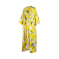 Picture of Susa Women's Floral Dress With Robe, Yellow - Free Size