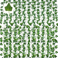 Picture of Artificial Ivy Vine Faux Leaves Hanging Garland, 84 ft, 12 pcs