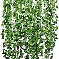 Picture of Ameolela Artificial Ivy Vine Leaf Hanging Garlands, 84 ft, 12 pcs