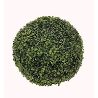 Picture of Artificial Faux Topiary Floral Plant Boxwood Ball, Green, 25 x 25 cm