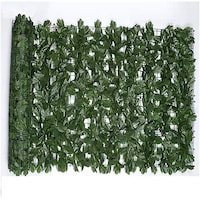 Picture of Artificial Faux Ivy Leaf Hedge Screening Roll for Fencing, Green, 3 m