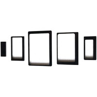 Picture of 3D Sticker Rectangle Shaped Wall Sticker, Black