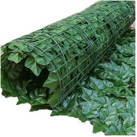 Picture of Ling Wei Artificial Ivy Leaf Screening Hedge Fence, Green, 3 m
