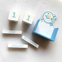 Picture of Ling Wei Desktop Creative Calendar Modern Designs - Blue