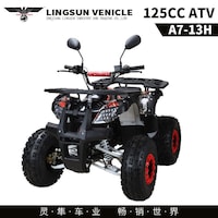 Picture of Smart Falcon Quad Bike 125CC Double Silencer, A7 13H - Red & Black