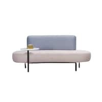 Picture of Neo Front Fabric Lounge Sofa - Blue & Beige