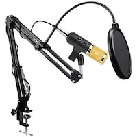 Picture of High quality Podcast Recording Microphone with Stand, Black BM 800