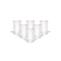 Picture of Double Wall Tea Glass Set, 12 pcs, Clear, 80ml