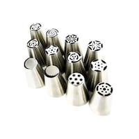 Picture of Li Ying Piping Nozzle Set, Silver, Set of 12