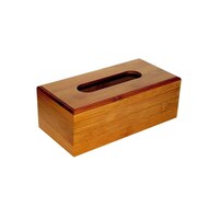 Picture of Wooden Tissue Box, Brown