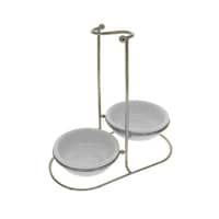 Picture of Double Spoon Rest Serving Set, Gold