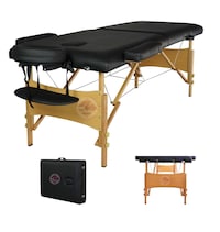 Picture of PVC Portable Massage Bed, Black