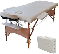Picture of PVC Portable Massage Bed, Cream