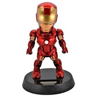Picture of Solar Powered Bobble Head Iron Man Relaxation Action Toy, 5 inch