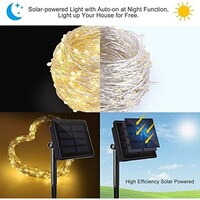 Picture of Ankway Solar String LED Lights for Decoration, 39 ft, Warm White