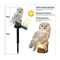 Picture of Joyway Carbon Weather Resistant Solar Owl Shaped LED Light